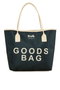 Zoozie Bags Bolso de Mano Azul Oscuro Maxi